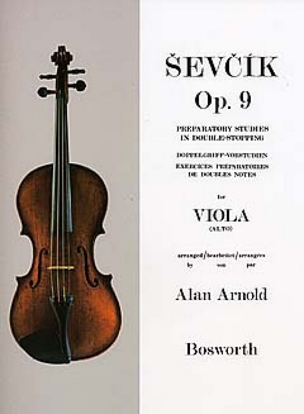Doppelgriff-Vorstudien op.9  für Viola  