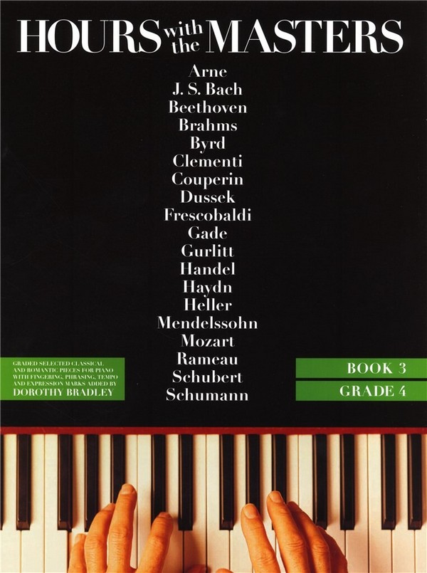Hours with the Masters vol.3 Grade 4  (en/fr) for piano  