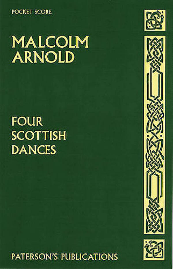 4 Scottish Dances for Orchestra  Study Score  