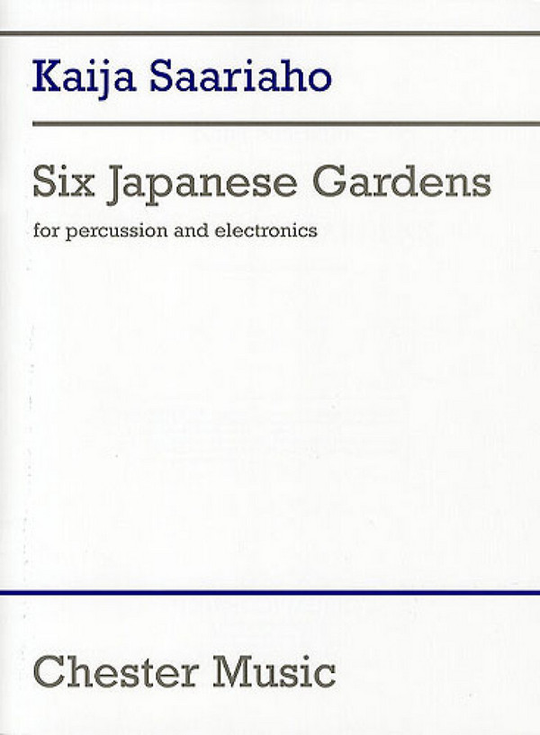 6 Japanese Gardens for  percussion and electronics  Score