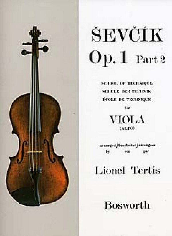Schule der Technik op.1,2 für Viola  (en/frz/dt)  