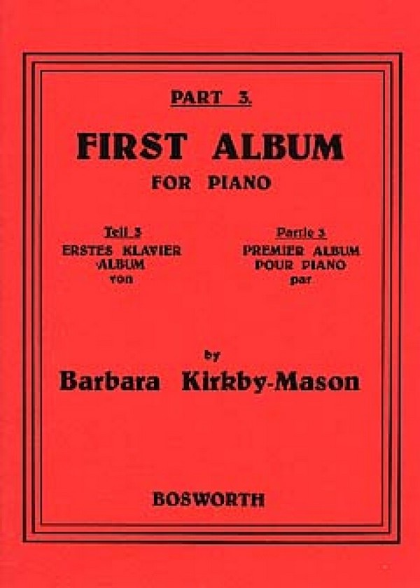 First Album vol.3  for piano  