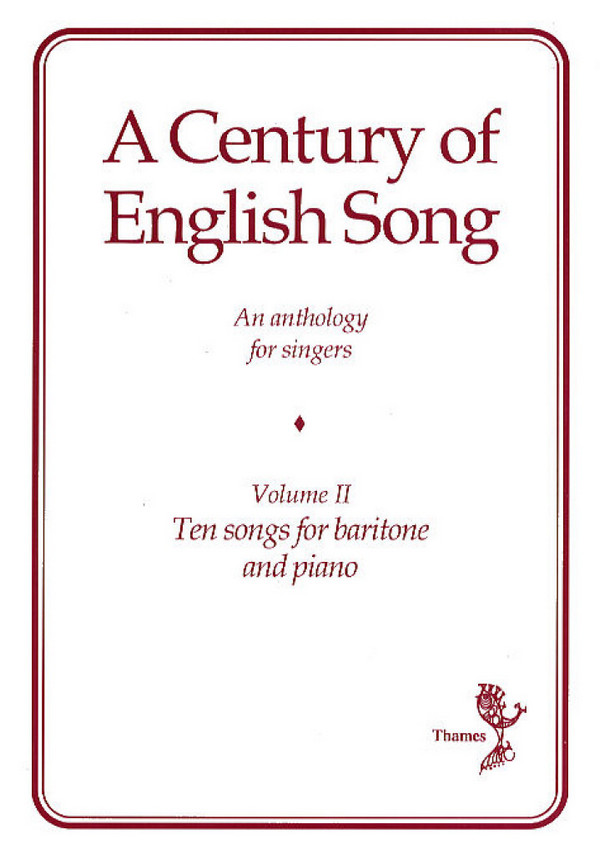 A Century of English Songs Vol.2  for Baritone and Piano  