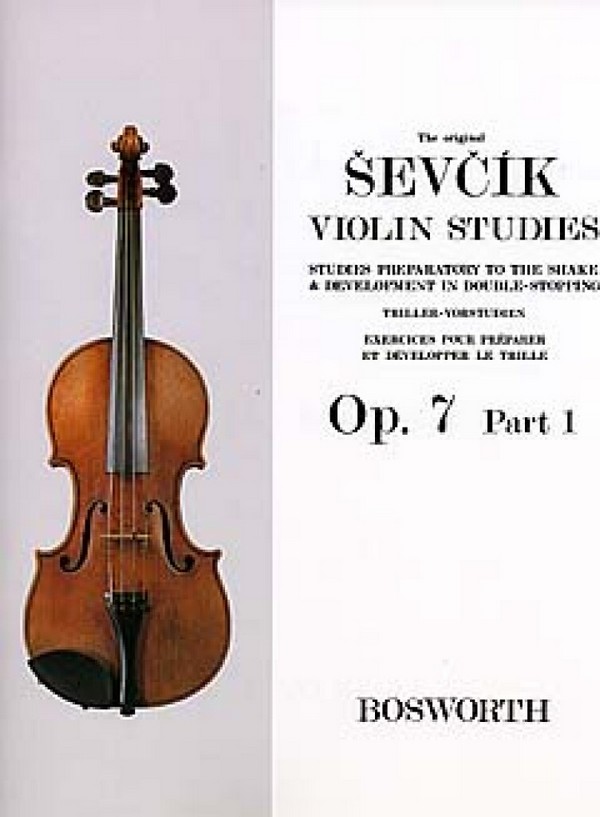 Triller-Vorstudien op.7,1  für Violine  