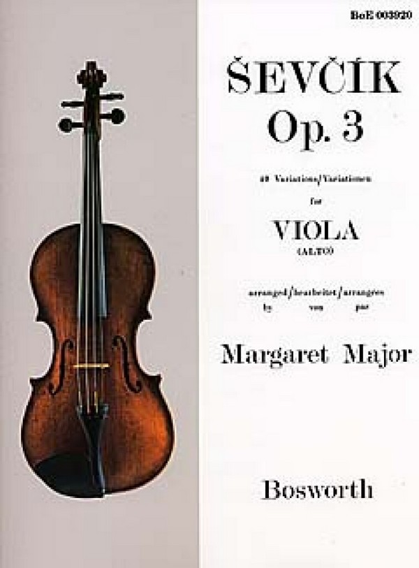 40 Variationen op.3  für Viola  