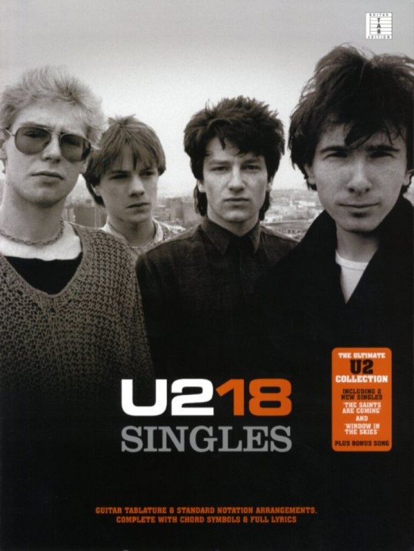 U2: 18 Singles&nbsp;&nbsp;Songbook Vocal/Guitar/Tab&nbsp;&nbsp;
