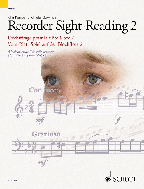 Recorder Sight-Reading vol.2 (en/frz/dt)  Vom-Blatt-Spiel auf der Blockflöte  