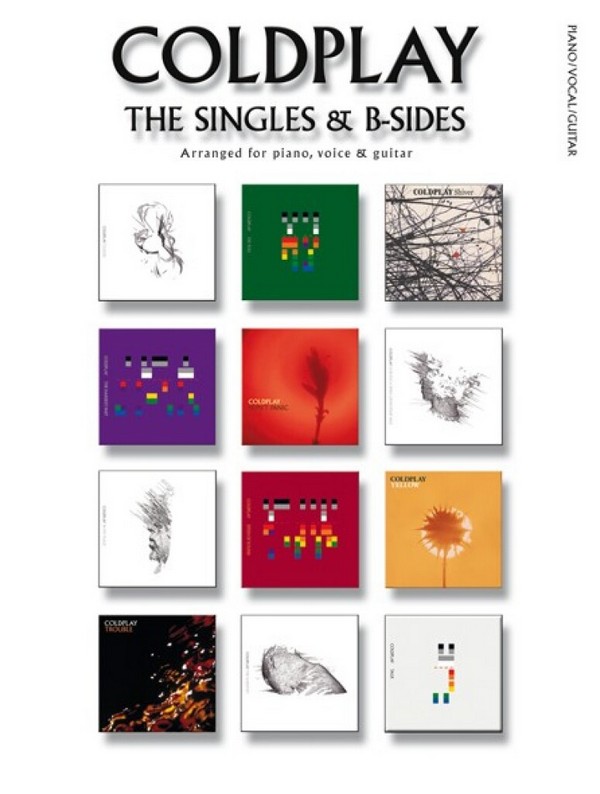 Coldplay - The Singles & B-Sides&nbsp;&nbsp;songbook piano/vocal/guitar&nbsp;&nbsp;
