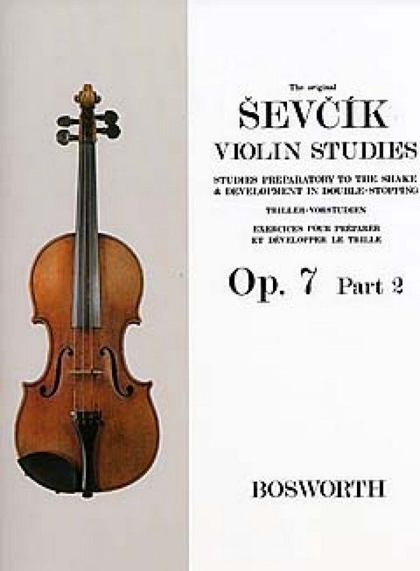 Triller-Vorstudien op.7,2  für Violine  