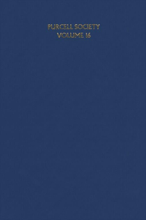 Henry Purcell, Purcell Dramatic Music 1 V16 H/B F/S&nbsp;&nbsp;&nbsp;&nbsp;Buch