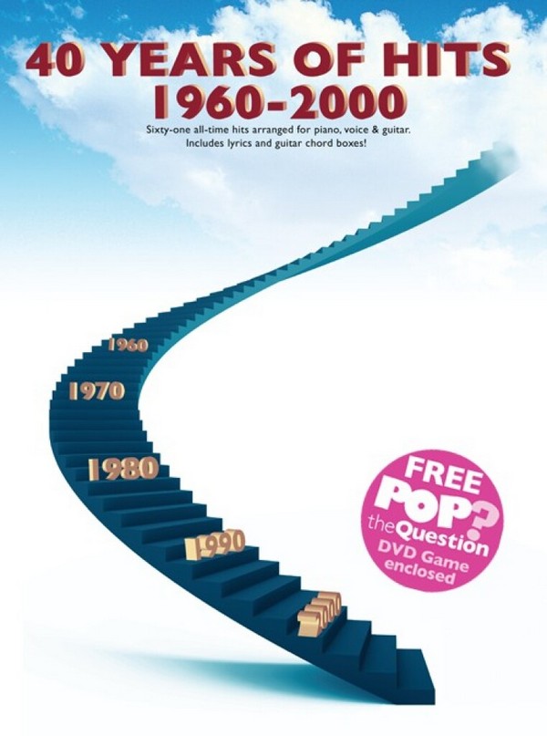 40 Years of Hits 1960-2000:&nbsp;&nbsp;piano/vocal/guitar&nbsp;&nbsp;