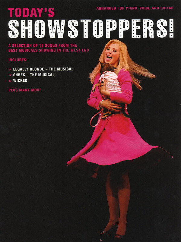 Today's Showstoppers&nbsp;&nbsp;Piano, Vocal & Guitar (with Chord Boxes)&nbsp;&nbsp;Mixed Songbook