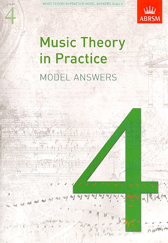 Music Theory in Practice Grade 4 - Model Answers&nbsp;&nbsp;&nbsp;&nbsp;