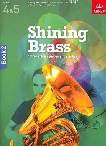 Shining Brass vol.2 Grades 4-5 (+2 CD's)&nbsp;&nbsp;for brass instrument and piano&nbsp;&nbsp;brass part