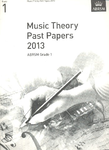 Music Theory Past Papers 2013 Grade 1&nbsp;&nbsp;&nbsp;&nbsp;