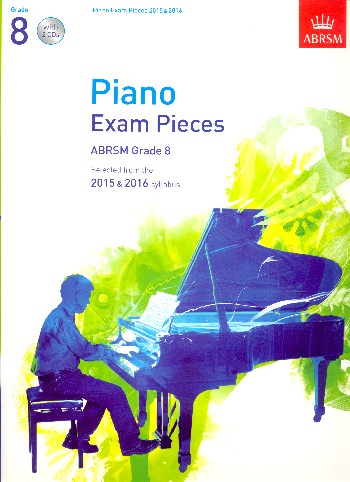Piano Exam Pieces 2015-2016 Grade 8 (+2CD's)&nbsp;&nbsp;&nbsp;&nbsp;