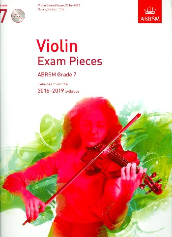 Selected Violin Exam Pieces Grade 7 (2016-2019) (+CD)&nbsp;&nbsp;for violin and piano&nbsp;&nbsp;score and part