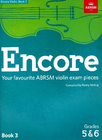 Encore vol.3 Grade 5-6&nbsp;&nbsp;for violin and piano&nbsp;&nbsp;