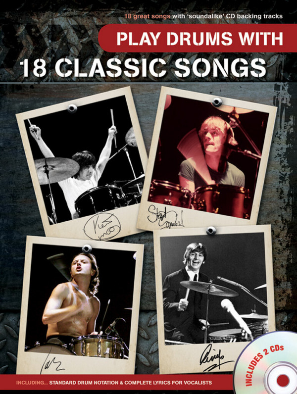 Play Drums with 18 Classic Songs (+CD):&nbsp;&nbsp;for vocal/drums&nbsp;&nbsp;