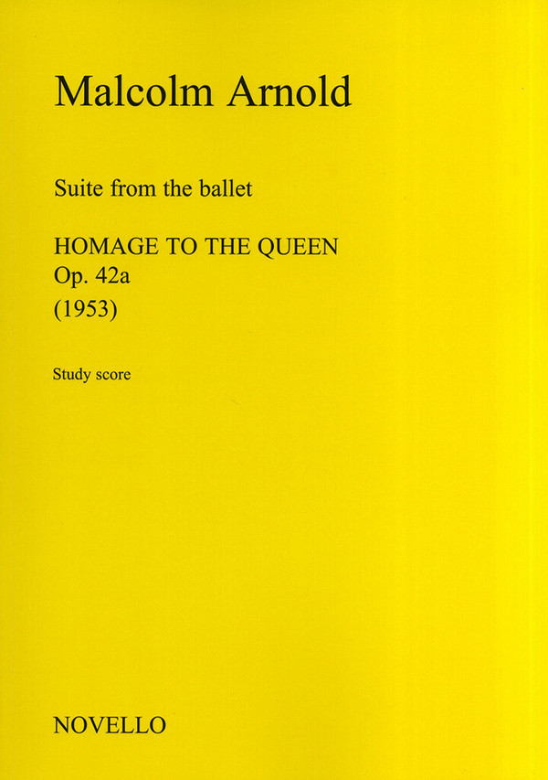 Malcolm Arnold, Suite From Homage To The Queen&nbsp;&nbsp;Orchestra&nbsp;&nbsp;Buch