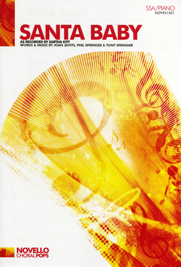 Joan Javits_Phil Springer_Tony Springer, Santa Baby&nbsp;&nbsp;SSA and Piano&nbsp;&nbsp;Chorpartitur