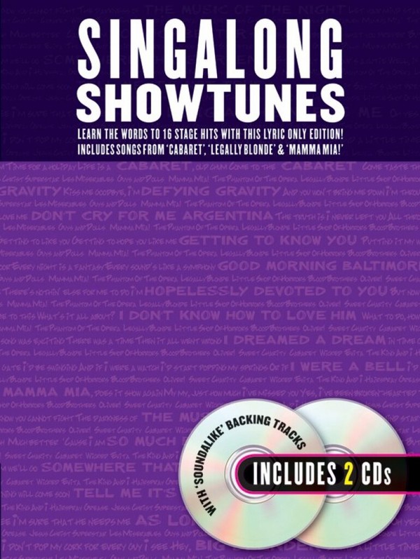 Singalong Showtunes&nbsp;&nbsp;Lyrics Only&nbsp;&nbsp;Vocal Album