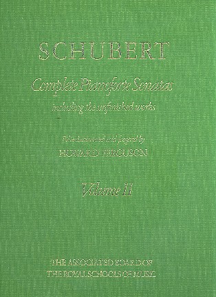 Complete Sonatas including the  unfinished Works vol.2 for piano  