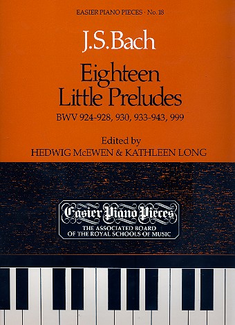 18 litte Preludes  for piano  