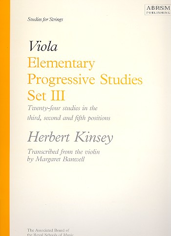 24 Studies in the 3rd, 2nd&nbsp;&nbsp;and 5th position vol.1 for viola&nbsp;&nbsp;