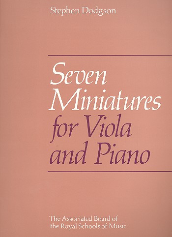7 Miniatures  for viola  