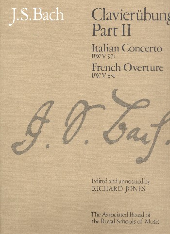 Clavieruebung Teil 2&nbsp;&nbsp;für Cembalo (Klavier)&nbsp;&nbsp;