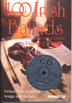 100 Irish Ballads Vol.2 (+CD)&nbsp;&nbsp;with Words/Music/Guitar Chords&nbsp;&nbsp;Songbook 
