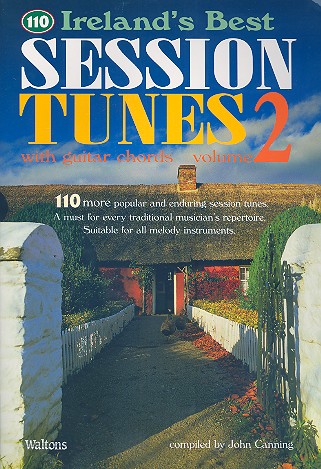 110 Ireland's best Session Tunes vol.2  for all melody instruments with guitar chords  