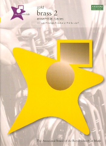 Gold Brass vol.1 Ensemble Pieces&nbsp;&nbsp;for 2-4 brass instruments (ensemble) in bass clef&nbsp;&nbsp;score