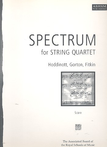 Spectrum&nbsp;&nbsp;for string quartet&nbsp;&nbsp;score