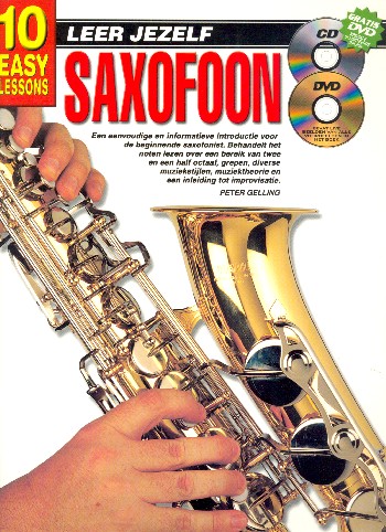 10 easy Lessons (+CD +DVD)  voor altsaxofoon (nl)  