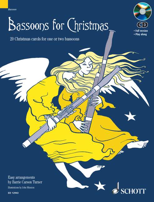 Bassoons for Christmas (+CD)  - 20 Christmas Carols  for 1-2 bassoons (en)  