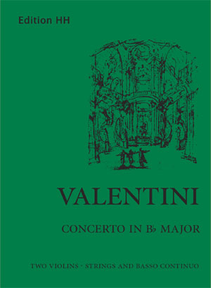 Concerto in B flat Major for 2 violins,  violins and Bc  score
