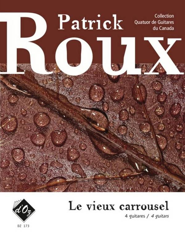 Le vieux carrousel pour 4 guitares&nbsp;&nbsp;partition et parties&nbsp;&nbsp;