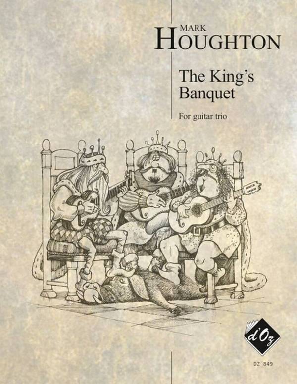 The King's Banquet for 3 guitars  score and parts  