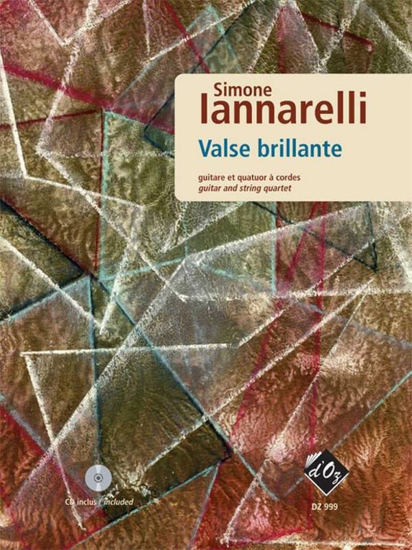 Valse brillante (+CD)&nbsp;&nbsp;pour guitare et quatuor à cordes&nbsp;&nbsp;partition et parties