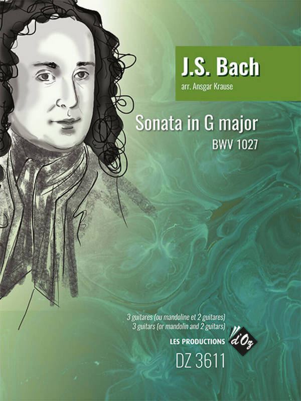 Sonata in G Major BWV 1027&nbsp;&nbsp;for 3 guitars&nbsp;&nbsp;