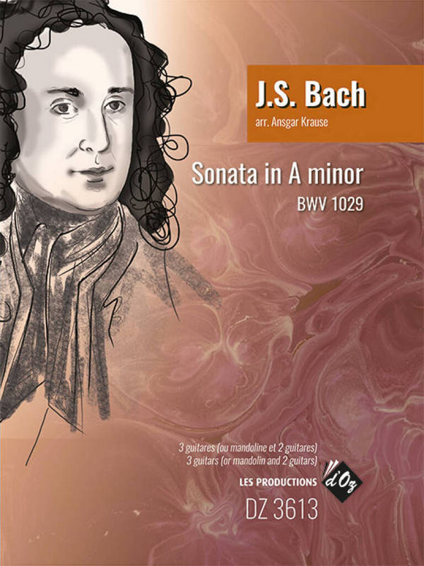 Sonata in G Major BWV 1029&nbsp;&nbsp;for 3 guitars&nbsp;&nbsp;