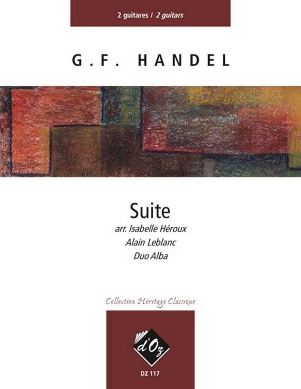 Suite pour 2 guitares&nbsp;&nbsp;partition et parties&nbsp;&nbsp;