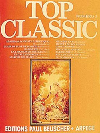 Top Classic Vol.3&nbsp;&nbsp;Chant et accompagnement Partition&nbsp;&nbsp;