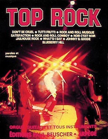 Top rock Vol.1&nbsp;&nbsp;Chant et accompagnement Partition&nbsp;&nbsp;
