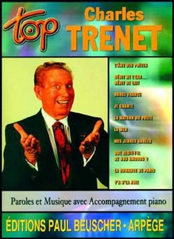 Top Charles Trenet:  paroles et musique avec  accompagnement piano