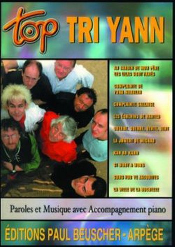 Top Tri Yann&nbsp;&nbsp;pour chant et guitare (piano)&nbsp;&nbsp;partition