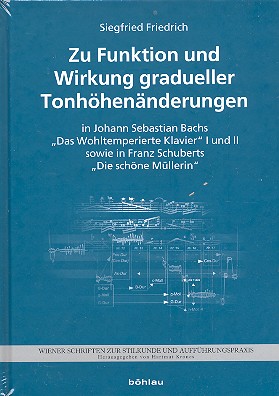 Zu Funktion und Wirkung gradueller Tonhöhenänderungen in Bachs  Das wohltemperierte Klavier sowie in Schuberts Die schöne Müllerin  