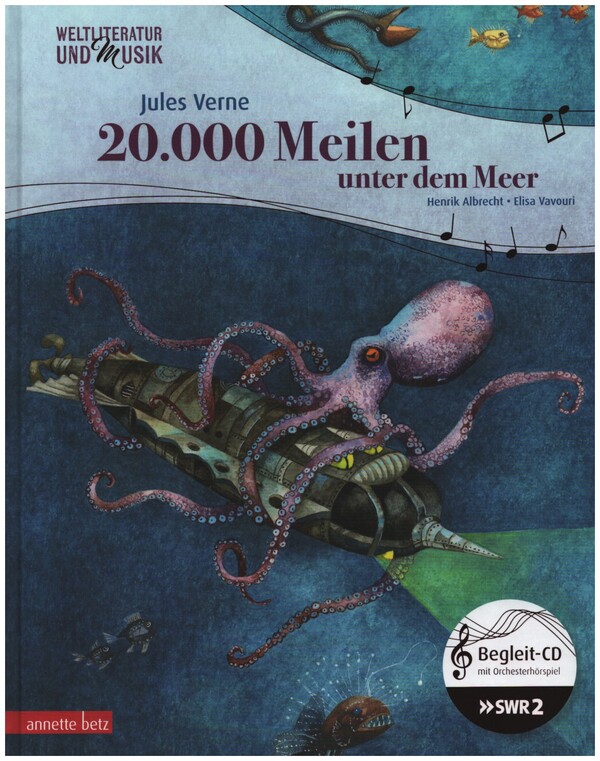 20.000 Meilen unter dem Meer (+CD)  ein musikalisches Bilderbuch  gebunden
